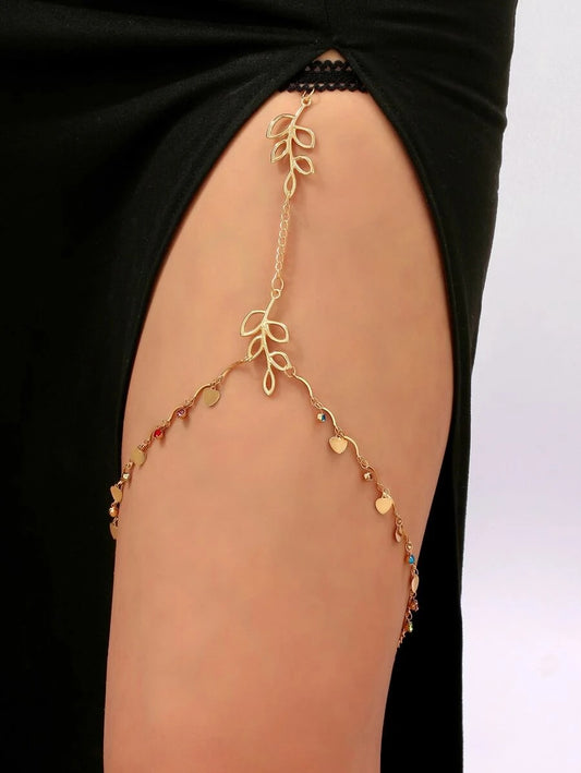 Fallen Leaf Thigh Chain